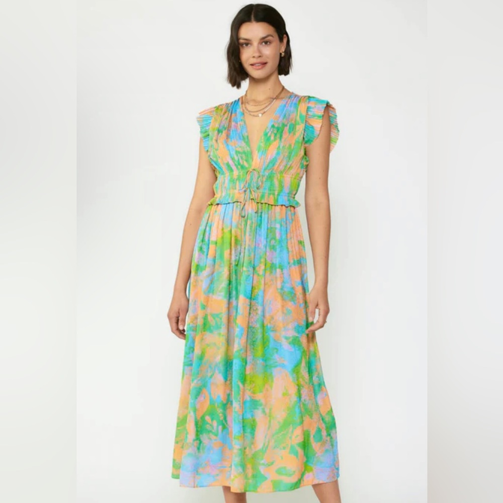 Current Air gathered multi midi dress
Brand New with Tags 
S & M available